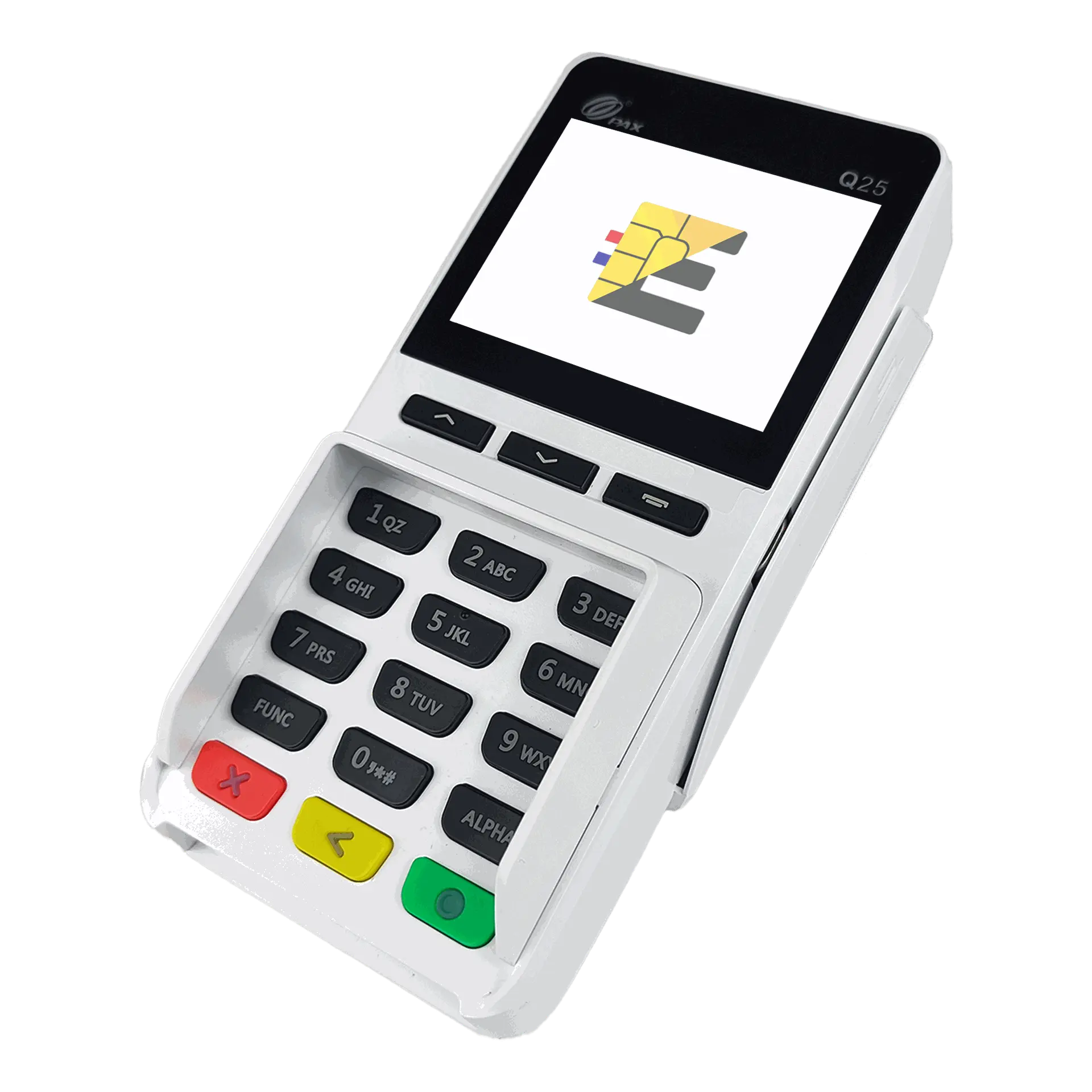 PINpad PAX Q25 Blanc E-monétique pour TPE fixe de comptoir