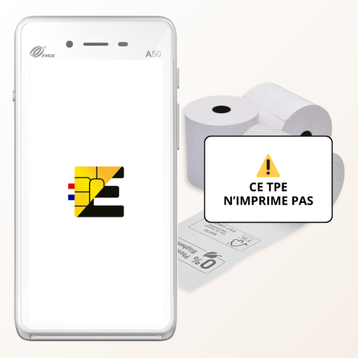 le tpe mobile pax a50 ne peut pas imprimer de tickets de caisse tpe mobile pax a50 ne possède pas d'imprimante