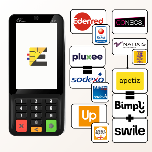 tous les titres restaurant compatibles avec le pinpad pax a35 pinpad pax a35 titres restaurant compatibles