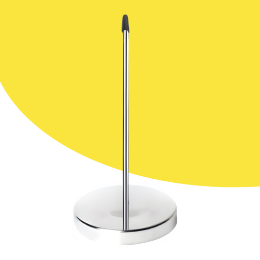 pique note argenté pour tickets carte bancaire