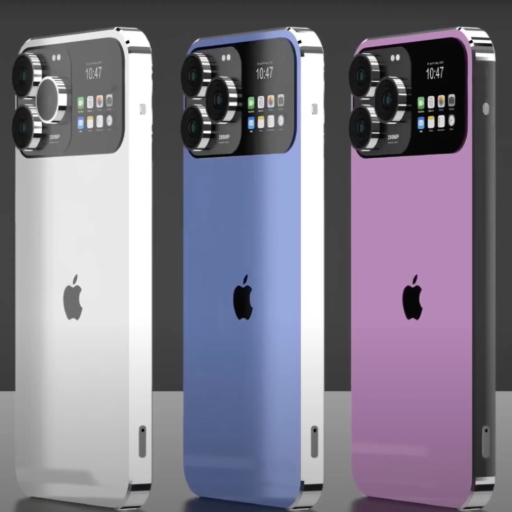 L'image montre un concept design de trois futurs smartphones alignés (en blanc, bleu et violet), vus de dos, avec un large module caméra et un écran secondaire. Le texte à droite, titré 'Une technologie qui risque de se faire attendre', discute de la lente adoption de la nouvelle norme CR15 (liée au NFC). Il est expliqué que, bien qu'officialisée, son intégration dans les smartphones prendra du temps. Le texte spécule que même des modèles futurs comme le Google Pixel 10 ou l'iPhone 17 n'en seront pas équipés, et qu'il faudra peut-être attendre l'iPhone 18 ou l'Apple Watch 12 pour en bénéficier. Il est souligné qu'il faudra être patient pour profiter des 'petits 15mm de plus' (une portée accrue pour le sans contact) offerts par cette norme. Il conclut en mentionnant que des acteurs comme Google et Apple sont membres du NFC Forum et que les premiers appareils compatibles pourraient arriver l'année prochaine au plus tard. norme cr15 une technologie qui risque de se faire attendre