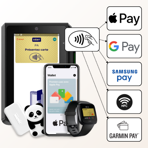 tpa pax im30 paiements sans contact compatibles