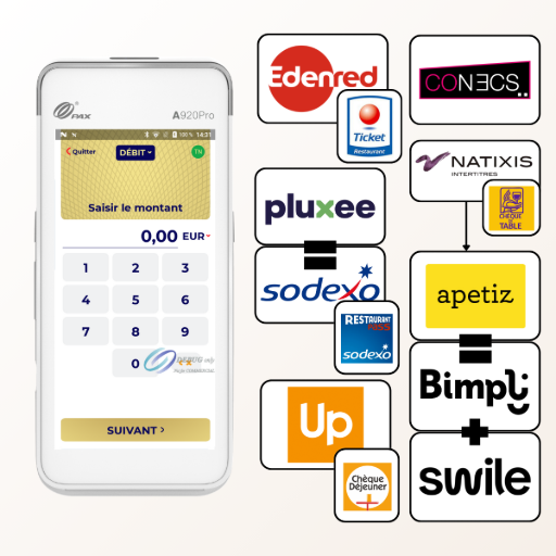 tpe pax a920 pro titres restaurant compatibles