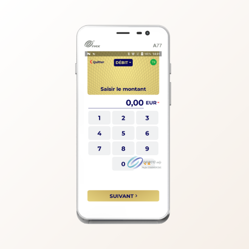 présentation du tpe pax a77