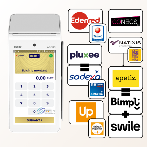 PAX A8500 : la solution complète pour l'acceptation des titres-restaurant