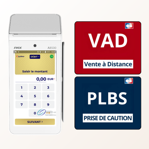 tpe pax a8500 vad et plbs incluses directement