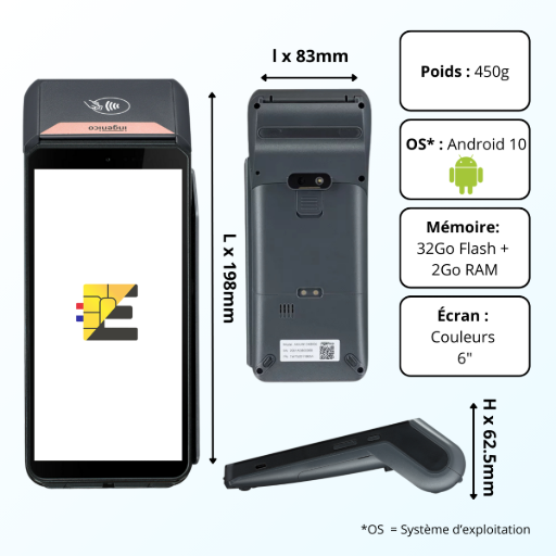 tpe ingenico dx8000 caractéristiques techniques