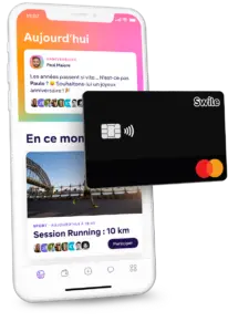 Interface de l'application Swile sur smartphone pour l'encaissement des titres-restaurant