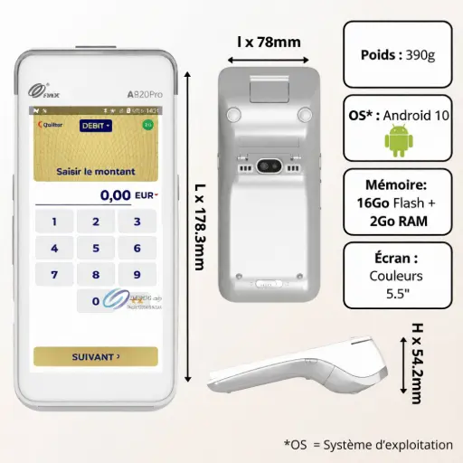 tpe pax a920 pro caractéristiques techniques