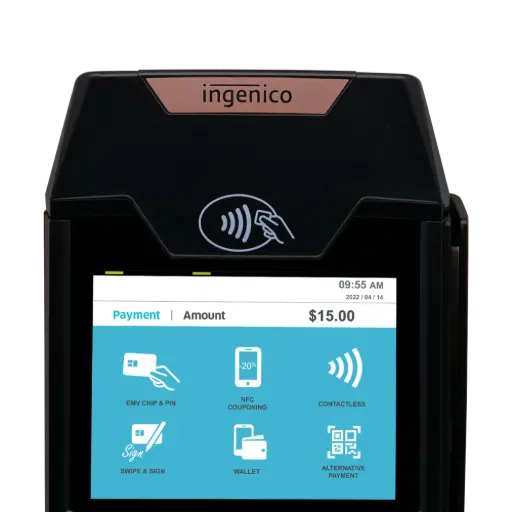 Ingenico Desk 1700 : Module de paiement Sans Contact NFC compatible Apple Pay, Google Pay, Visa et CB.