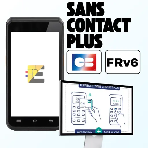TPE Ingenico Axium EX6000 paiement sans contact au-delà de 50€ avec saisie PIN – norme FRv6