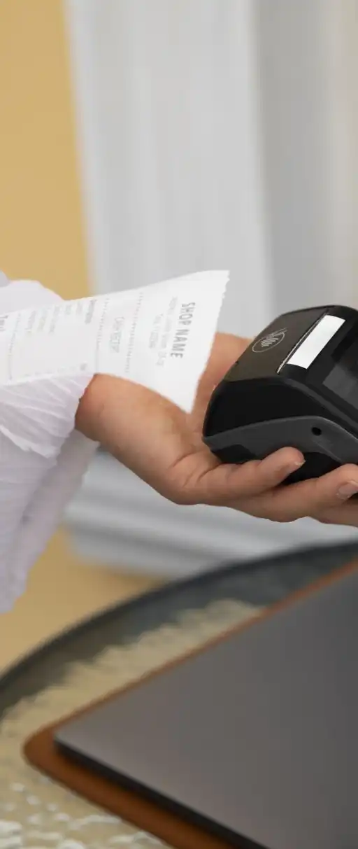 Ticket commerçant imprimé par TPE servant de preuve en cas de contestation ou impayé bancaire