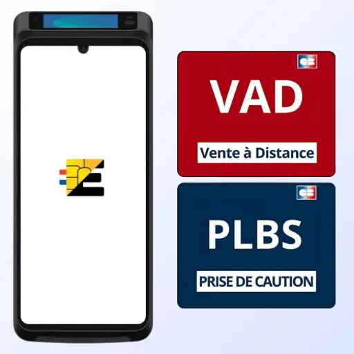 Castles S1F4 MAX DUO avec fonctions VAD vente à distance et PLBS prise de caution CastlePay FRv6