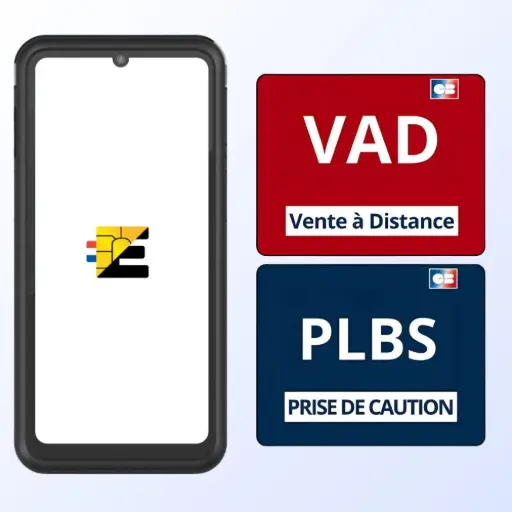 Terminal Castles S1E4 Pro avec fonctions VAD vente à distance et PLBS prise de caution