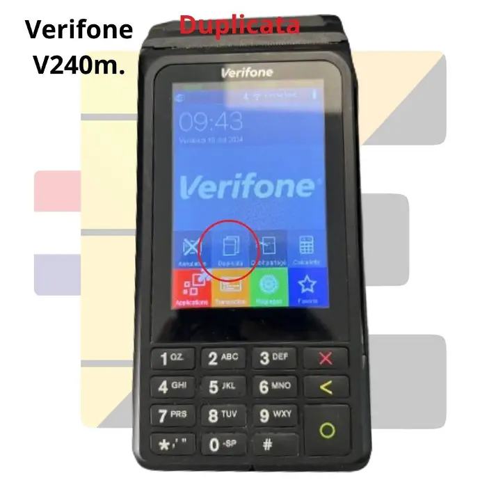 Verifone V240m Duplicata