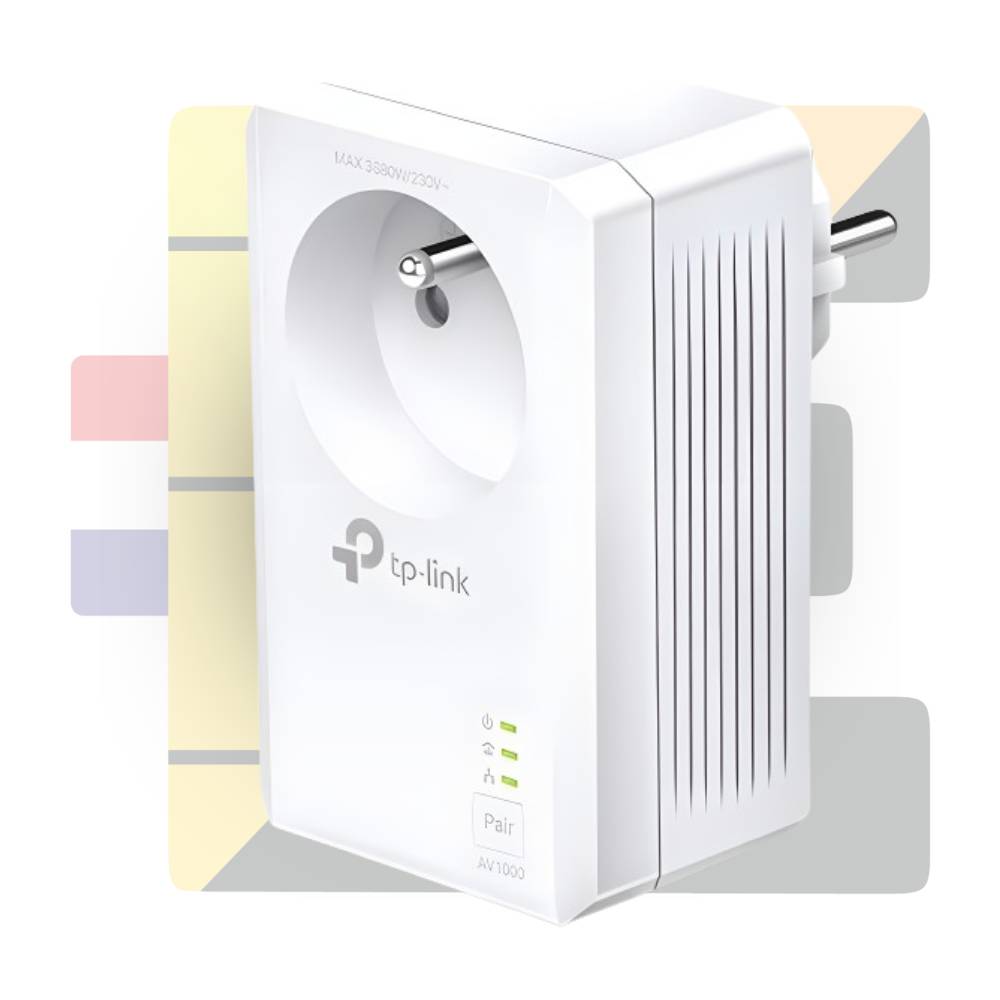 Schéma KIT Powerline Prise électrique avec Ethernet