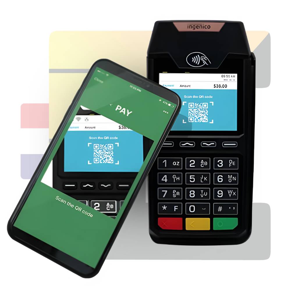 Paiement QRCode avec PINpad Desk 1700 Ingenico