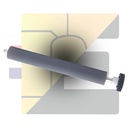 Axe d'entrainement papier pour Ingenico Move 5000