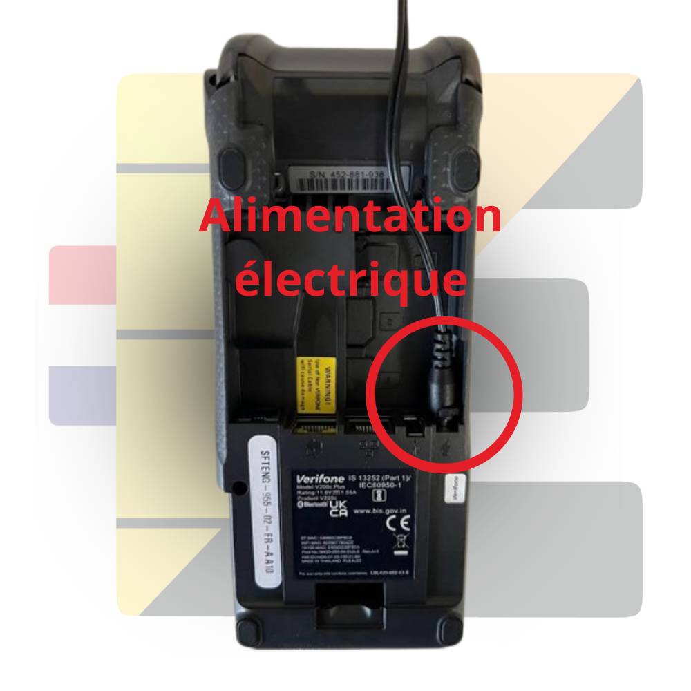Adaptateur pour Verifone V200c