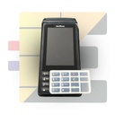 Protection clavier et écran élastomère antimicrobienne Verifone v240m