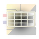 Protection clavier et écran élastomère antimicrobienne Verifone v240m