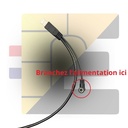 Cable de liaison pour Verifone VX820 / P400 USB