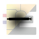Rouleau d'entrainement papier thermique pour TPE Verifone V200c et V240m