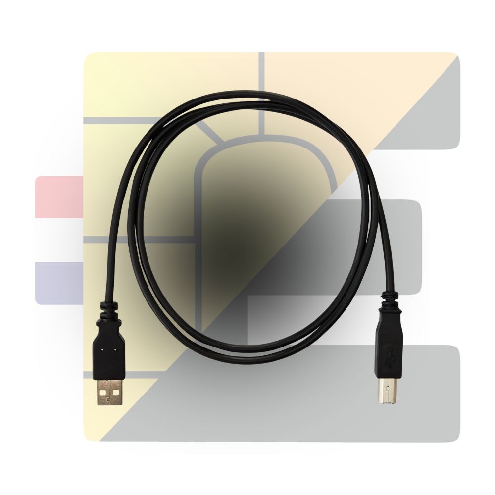 Câble de liaison USB Socle vers USB Caisse Fiche USB A vers Fiche USB B