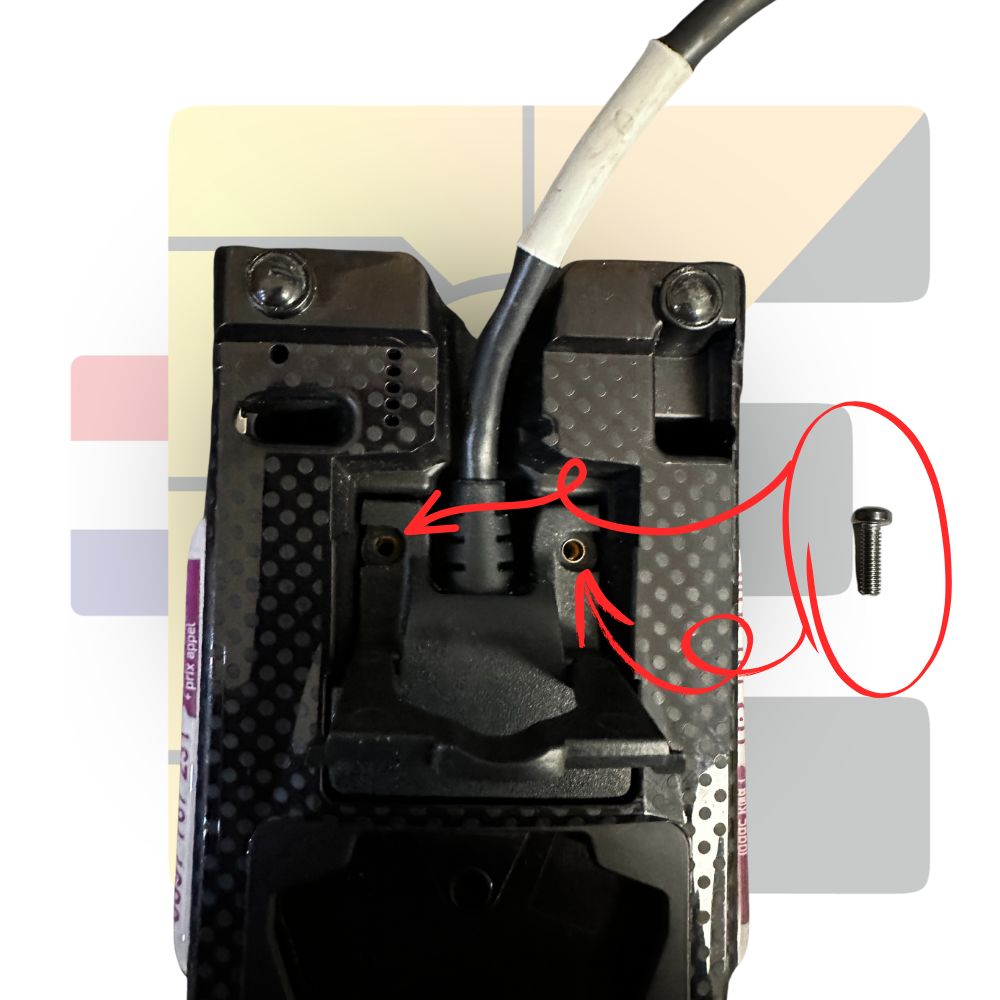 Explication de la fixation pour pinpad Ingenico Desk 1500