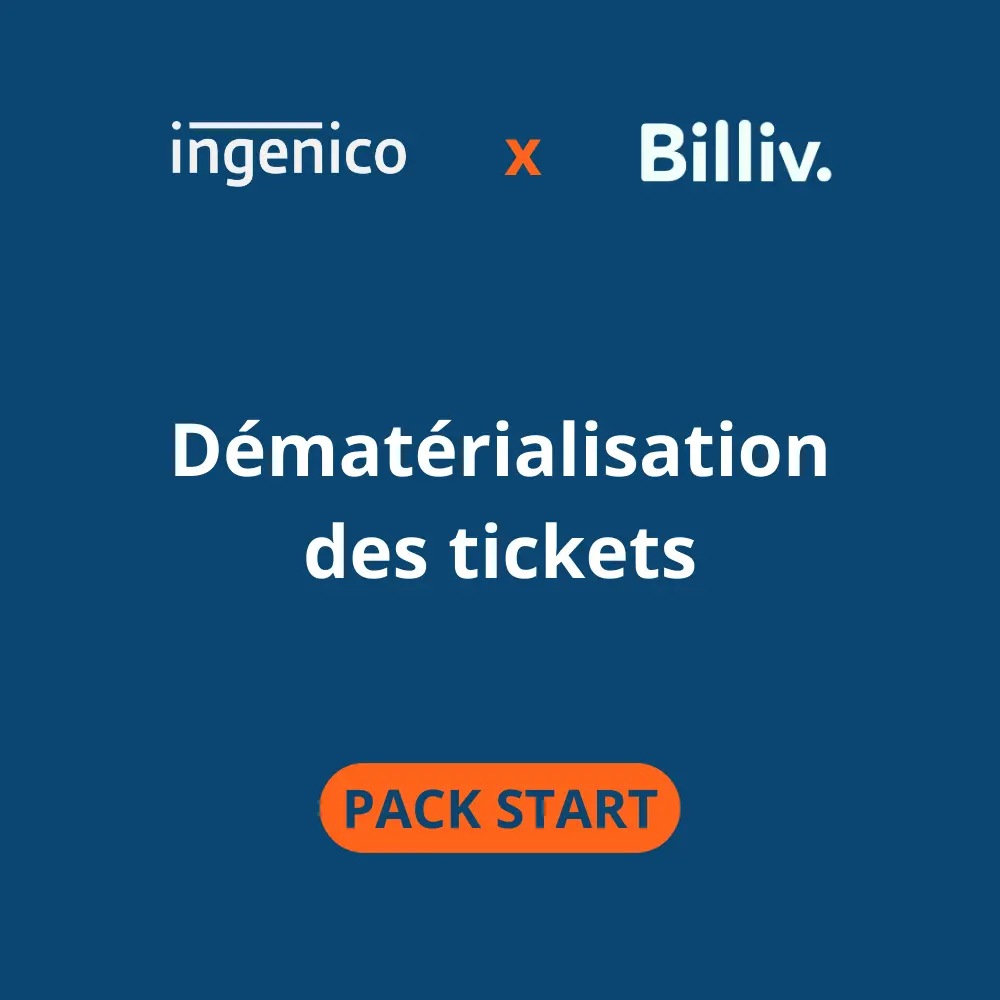 Service de dématérialisation des tickets Billiv pour TPE Ingenico