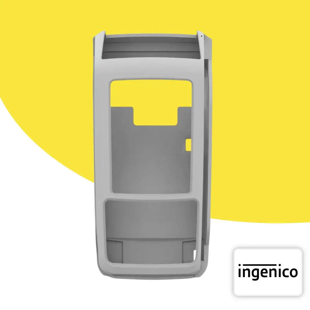 Coque Étui Housse protection silicone pour TPE Ingenico Move 5000 Grise