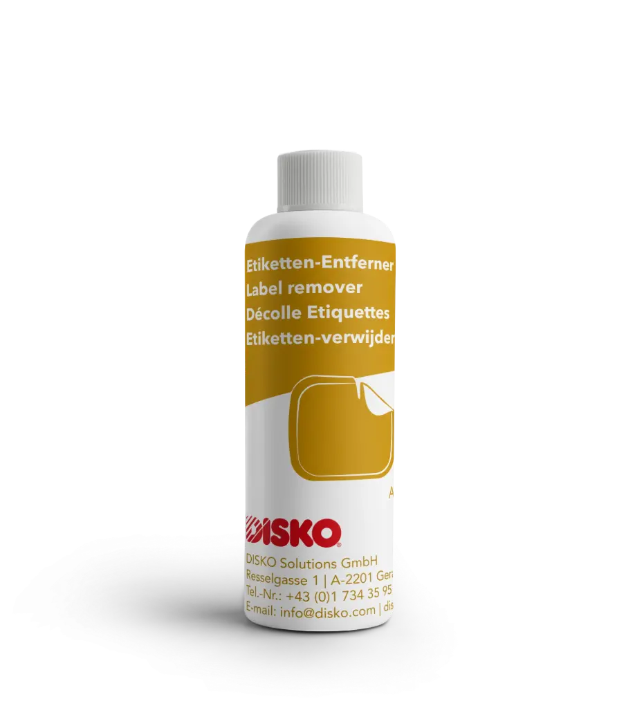 Décolle étiquettes, 100 ml bouteille de 100ml avec compte-goutte