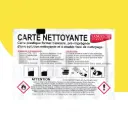 Carte nettoyante pré-imprégnée pour TPE