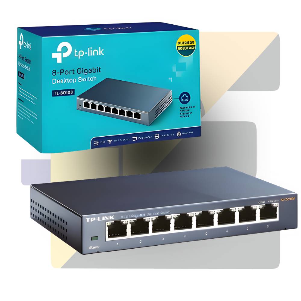 Switch 8 Ports Gigabit Ethernet