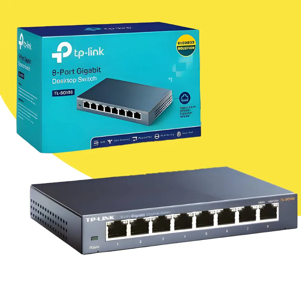 Switch 8 Ports Gigabit Ethernet