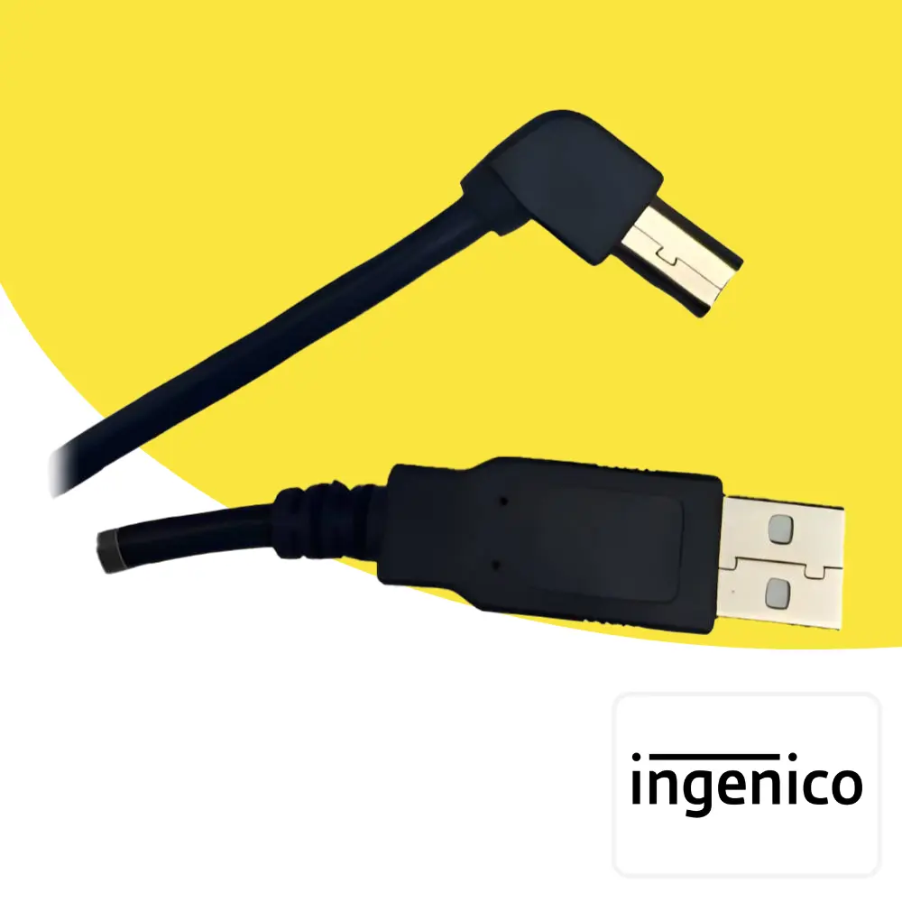 Câble de liaison USB A vers USB B coudé