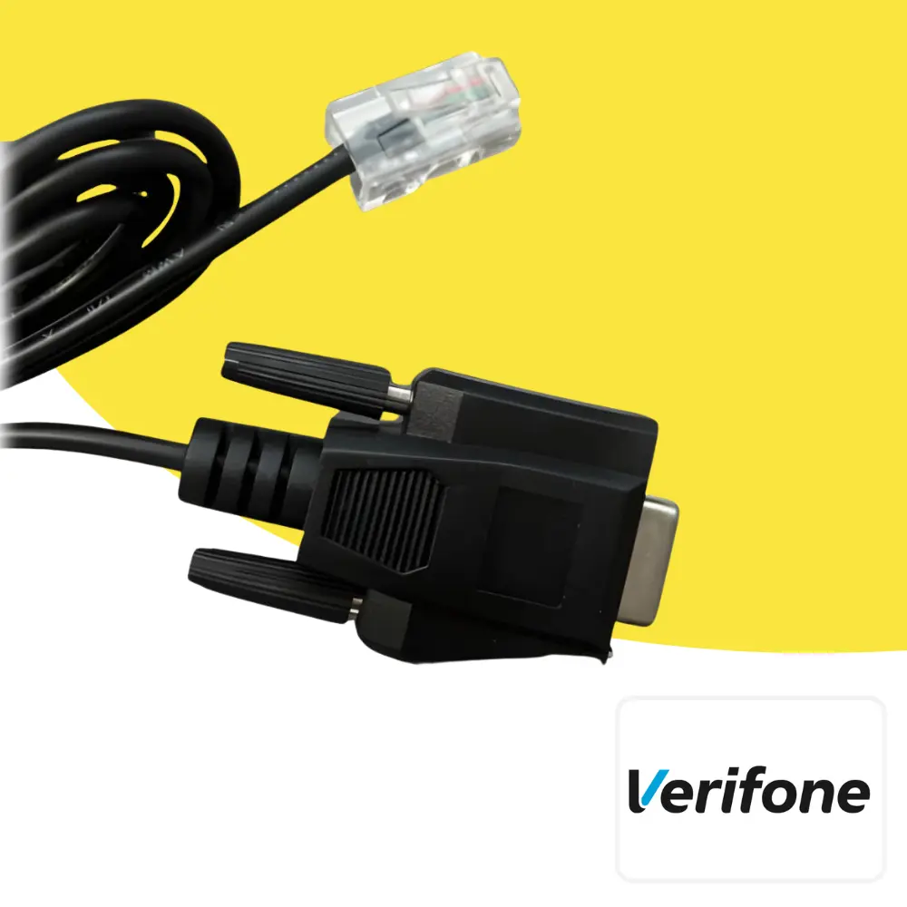 VERIFONE (RJ/DB9F) VERS CAISSE (RS232)