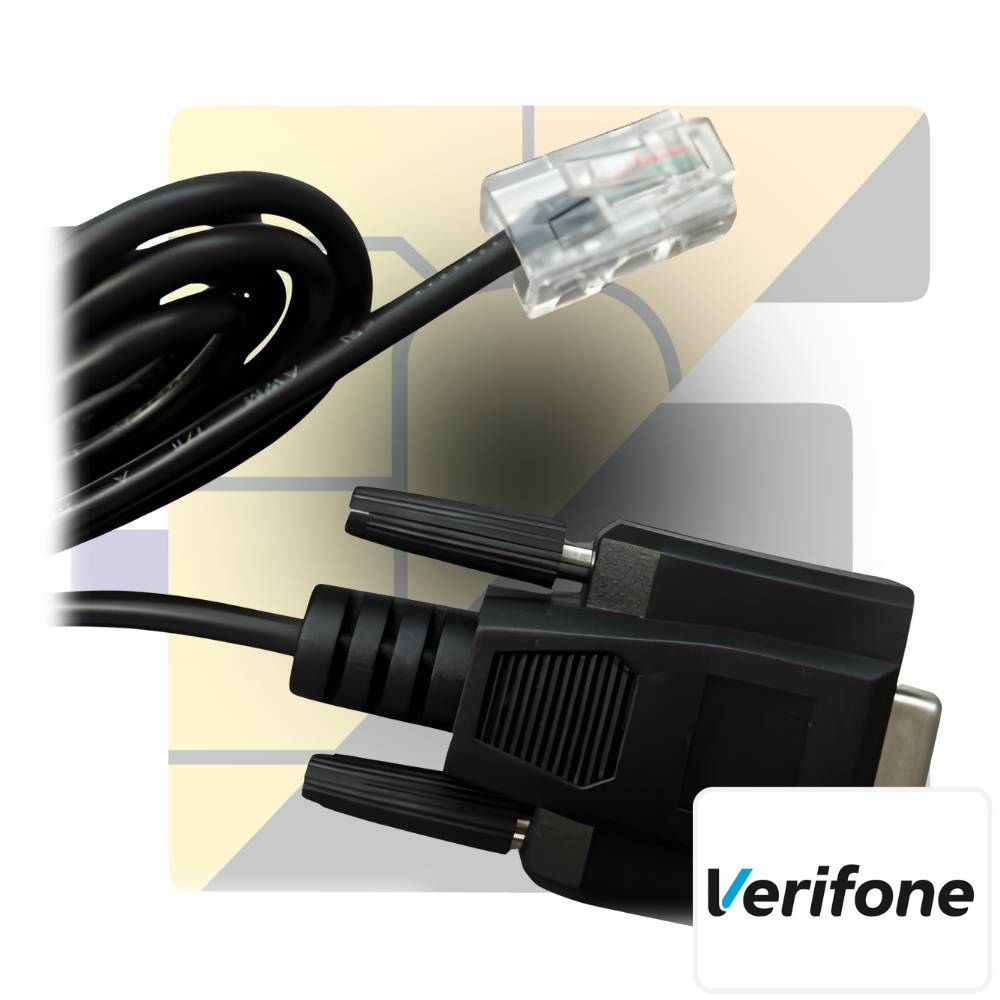 VERIFONE (RJ/DB9F) VERS CAISSE (RS232)