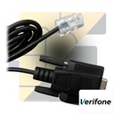 VERIFONE (RJ/DB9F) VERS CAISSE (RS232)