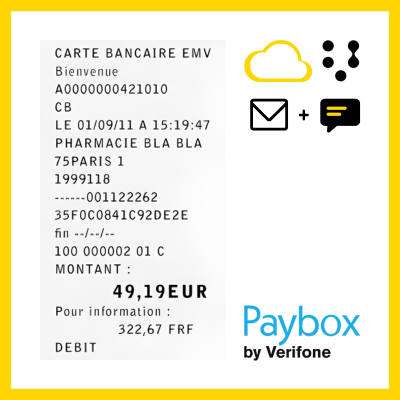 Service de dématérialisation des tickets via Verifone Paybox