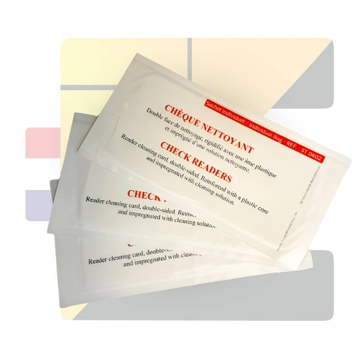 [SAN0402] Chèque nettoyant pré-imprégné