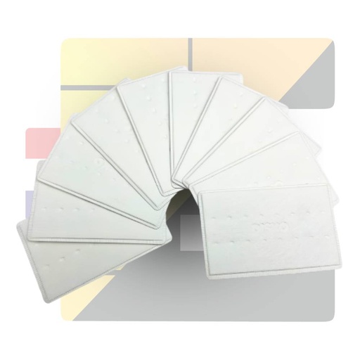 Cartes nettoyantes réutilisable DISKO pour TPE
