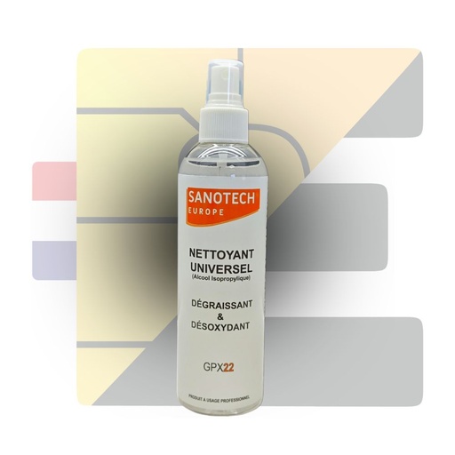 [SAN0318] Sanotech GPX22 : Nettoyant Alcool Isopropylique 250ml