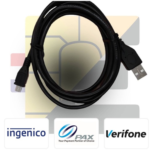 [KB004] Câble de liaison TPE - Caisse USB (A) M/μUSB (B) M