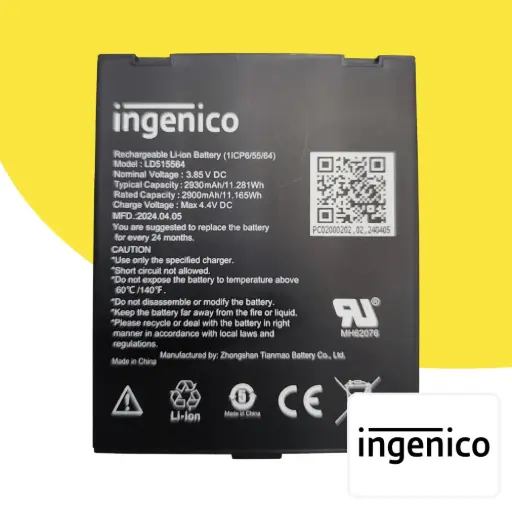 Batterie TPE Ingenico EX6000