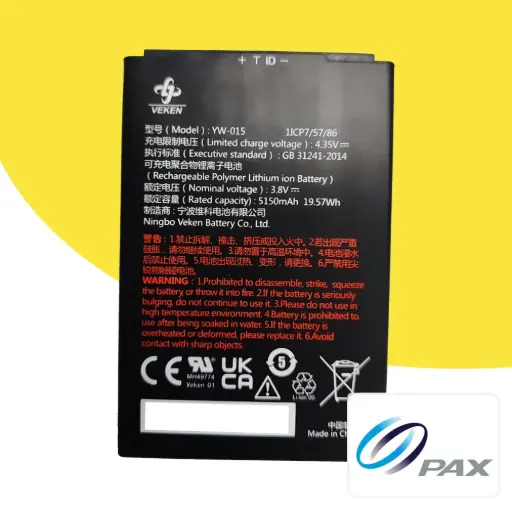 Batterie TPE PAX A77
