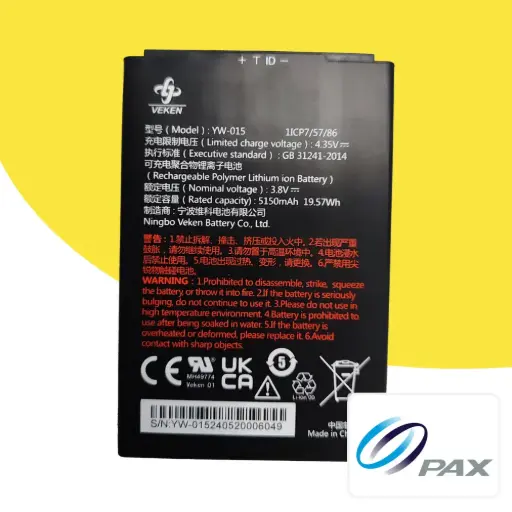 Batterie TPE PAX A77