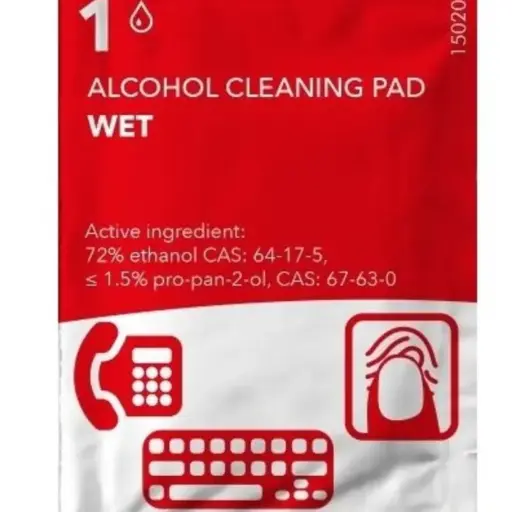 [DISKO-1502] Lingettes de nettoyage avec 72 % alcool (Lot de 10 lingettes)