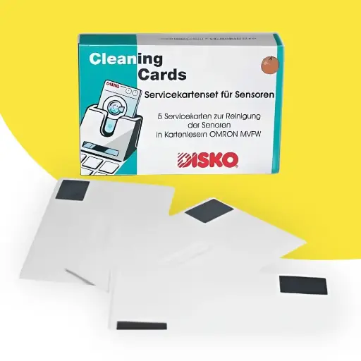 [DISKO-1560] Kit de nettoyage pour distributeurs de billets (2 cartes de nettoyage avec quatre pistes magnétiques codifiées chacune)