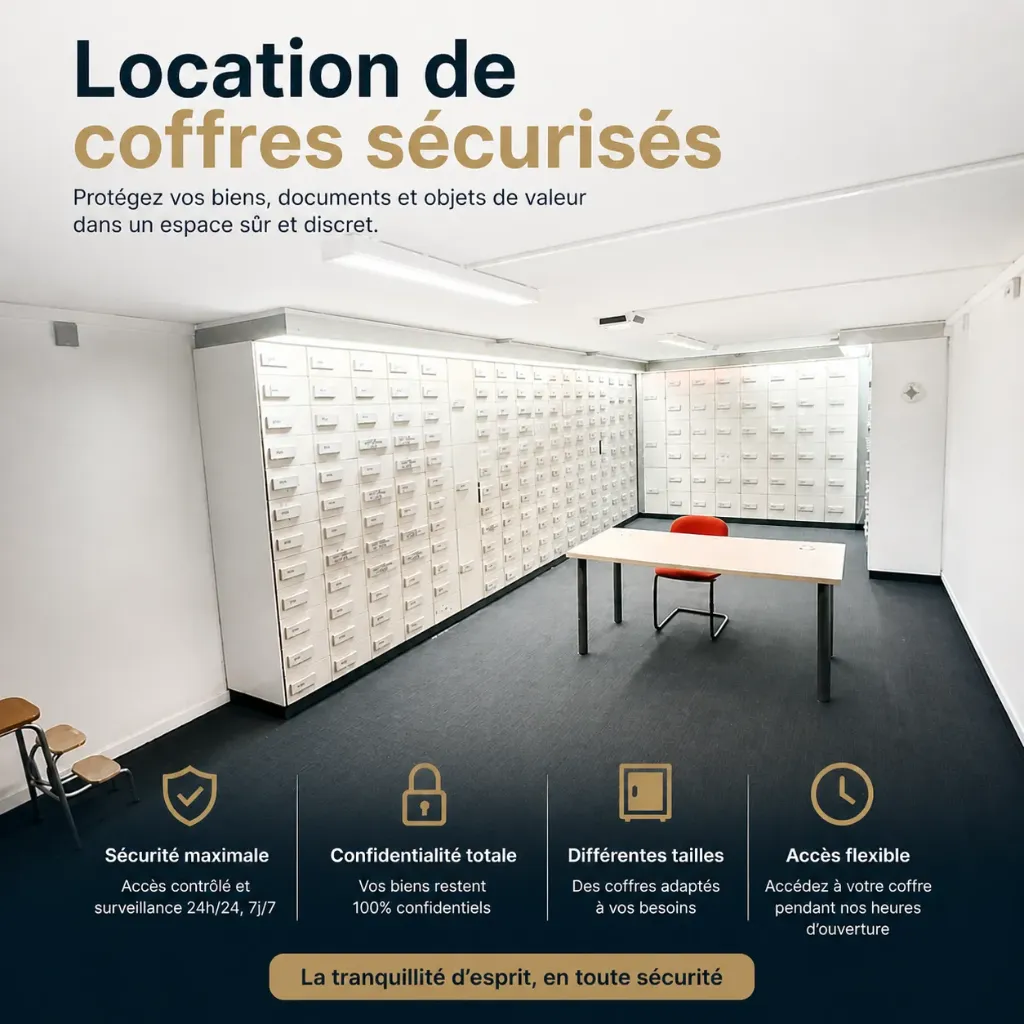 Location de coffre sécurisé